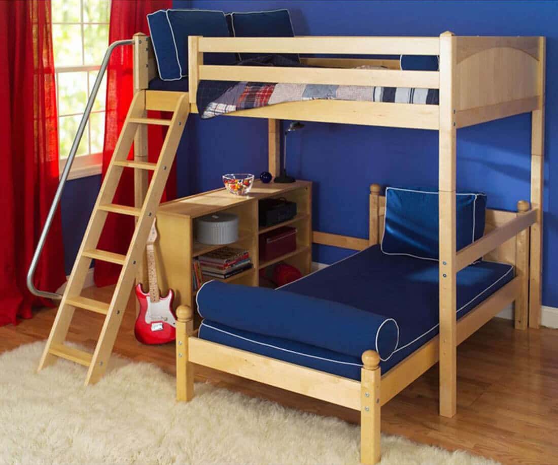 l shaped bunk beds for kids